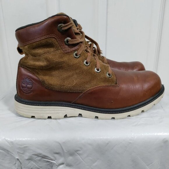 Timberland HOVERLITE Walden Park Waterproof Boots Classic Brown Men's 8.5 - Picture 3 of 10